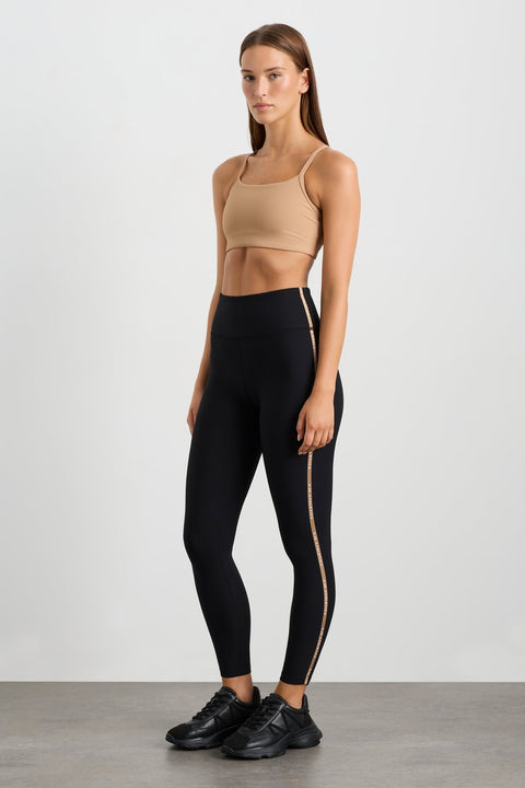 Full Length Ribbed Legging 203, Black